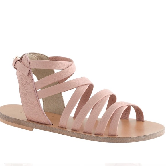 J.Crew Callista Gladiator Sandal in Pink Sand - Picture 1 of 6